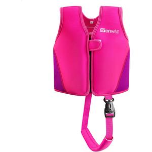 Baby Girl Swim Vest Toddler Swim Vest for Age 18 Months - 2 Years Baby Toddler Fit 20-28 lbs (Medium(3-4 years/28-38 lbs), Pink)