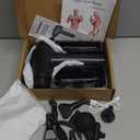 Massage Gun, Muscle Massage Gun for Athletes Handheld Electric Deep Tissue Back Massager, Percussion Massage Device for Pain Relief with 30 Speed Levels 9 Heads Black