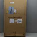 BOCOM 14.5 FT Aluminum Telescoping Ladder, Lightweight Multi-Purpose Collapsible Extension with 2 Triangle Stabilizers, Heavy Duty 330 lbs Max Capacity, Ideal for Home, RV, and Outdoor Work Black