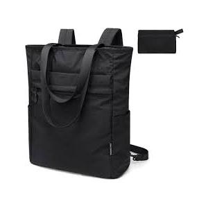 GOLF SUPAGS Convertible Laptop Backpack for Women, Black