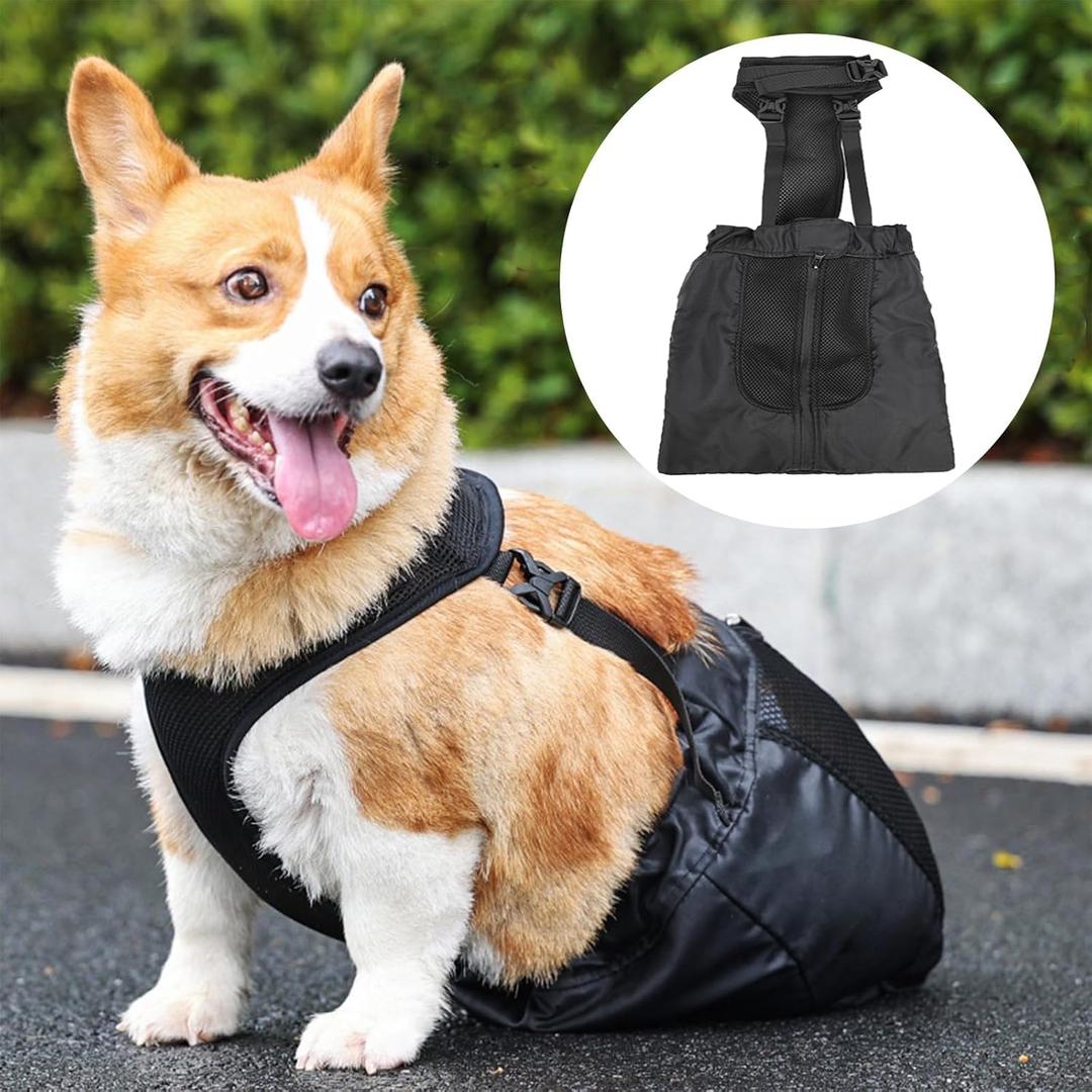 Dog Drag Bag for Paralyzed Rear Legs- Dog Wheelchair Alternative Protects Chest and Limbs (X-Large)