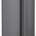 Mbillion Open top Trash Can with Removable Inner Bucket 2.4Gal/9L Small Waste Basket Stainless Steel Metal Trash Can for Bathroom Office,Brushed Black