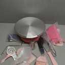 Cake Decorating Kit, 138pcs Cake Decorating Supply with Aluminium Cake Turntable, 64 Numbered Icing Piping Tips, 2 Spatulas, 3 Icing Comb Scraper and Leveller, 32 Piping Bags,cake decorating tool (Light Pink)