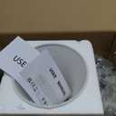 PERMO Retro Swing Arm Wall Sconce Plug in Wall Lamp Black Single Sconce with White Fabric Shade Wall Light Fixture for Bedroom Living Room Office