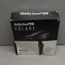 BaBylissPRO Nano Titanium Italian Volare Hair Dryer - Professional 2000 Watt Blow Dryer (Black)