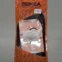 SEIKEA 32 Inch Clip in Ponytail Extension Wrap Around Long Straight Pony Tail Hair Synthetic Hairpiece for Women - Black