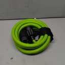 PlugSaf 15FT 30 Amp Generator Extension Cord 4 Prong, NEMA L14-30P/L14-30R 10 Gauge STW 125/250V Twist Lock Generator Cord Heavy Duty, Green ETL Listed