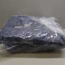 Outdoor Indoor Seat/Back Chair Tufted Cushion,All-Weather Patio Chair Cushion with Ties,for Patio Furniture,Navy Blue