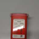 Alcedo Sharps Container for Home Use 1 Quart (1-Pack) | Biohazard Needle and Syringe Disposal | Small Portable Container for Travel and Professional Use