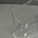 HeZone Business Cards Holder Display for Desk, Clear Acrylic Multiple 3 Tier 6 Slot Business Card Stand, Holds 300 Cards-1 Pack (6 Slots-H)