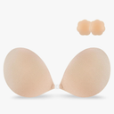 Niidor Adhesive Strapless Bra for Women Sticky Invisible Push up Silicone Bra for Backless Dress 2025 Upgraded Clasp Bras Cup C