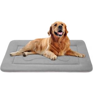 Large Dog Bed Soft Dog Crate Pad Mat 42 in Non-Slip Bottom Washable Dog Sleeping Mattress Pet Beds Cat Beds Kennel Pads