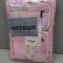 DACHEE 360 Protective Laptop handle Bag,Laptop sleeve case 15.6 inch Computer Bag Compatible with MacBook Air 15 inch (New Pink Marble)