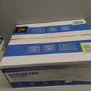 Mpayel Ceiling Fans with Lights, 52'' Indoor Low Profile Ceiling Fan with Light and Remote, Modern Flush Mount Ceiling Fan for Bedroom, LED Dimmable DC Reversible Motor, Nickel