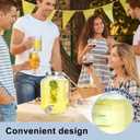 2 Gallon Glass Drink Dispensers For Parties,Beverage Dispensers With Stand And 100% Leakproof Stainless Steel Spigot.Glass Water Jug Dispenser,Lemonade Dispenser,Mason Jar.