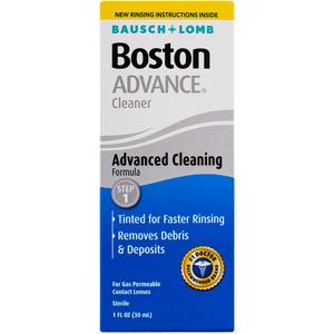 Contact Lens Solution by Boston Advance, for Gas Permeable Contact Lenses, 1 Fl Oz (Pack of 4)