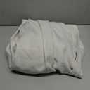 H.VERSAILTEX Linen Curtains 108 Inch Length 1 Panels Set, Soft Thick Window Drape Semi Sheer Light Filtering Rod Pocket Back Tab, Pinch Pleated Treatment Neutral Farmhouse Office Bedroom, 52x108-Ivory