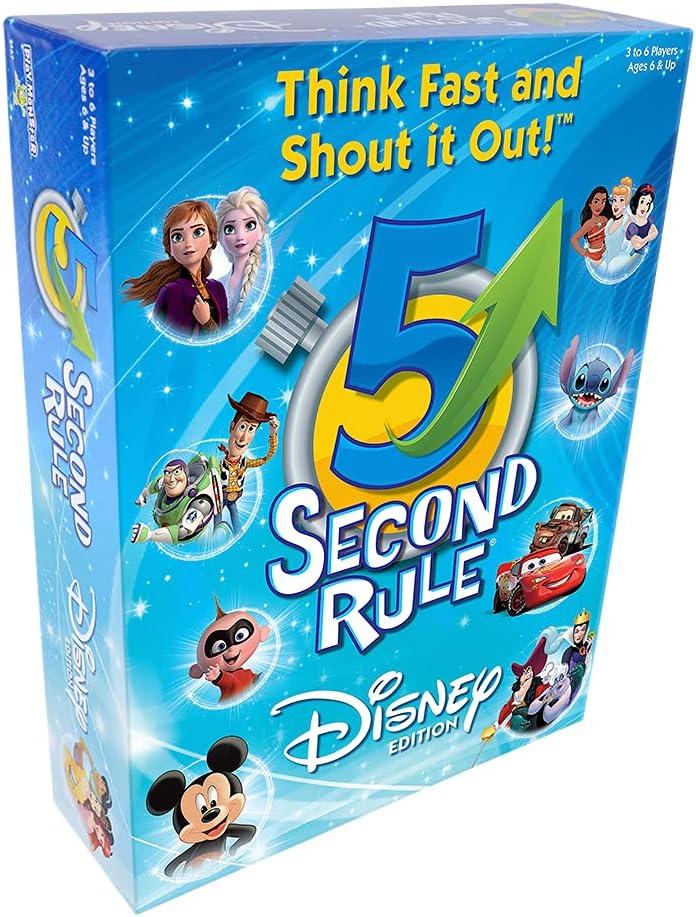 5 Second Rule Disney Edition  Fun Family Game About Your Favorite Disney Characters  Ages 6+