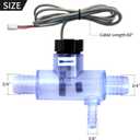 XMK Flow Switch Replacement for Q-12DS-C2, Flow Switch for Sundance Spas, Jacuzzi Hot Tub and Sweetwater Spas, Replace Part# 2560-040
