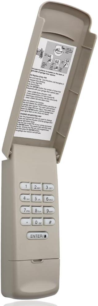 Universal Garage Door Opener Keypad, Compatible with Chamberlain/Liftmaster/Craftsman Opener Produced Since 1993, Replace G940EV-P2, 878MAX, 877MAX, 877LM, 377LM, 977LM, Wireless Keypad Keyless Entry