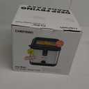 Chefman Fry Guy, The Most Compact & Convenient To Deep Fry Comfort Food, Restaurant-Style Basket With A 1.6-Quart Capacity, Easy-View Window & Adjustable Temp Control, Stainless - 1.5 Liter