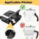 Replacement Locking Lid for Ninja Blender 72 OZ Pitcher BL610 BL642 BL682 BN701 BN751 BN700 BN801 BN750 CO610B DB751A BN800 CT610, Lid Replacement Compatible with Ninja Blender 72OZ Pitcher New Model