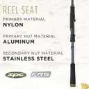 St. Croix Rods Black Bass Spinning Rod, RIS - RIS68MXF2 (6'8" Medium/X-fast 2 Pc.)