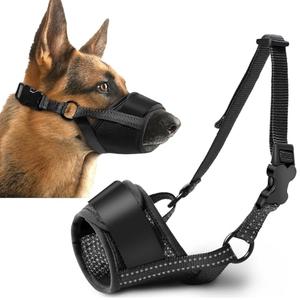 Dog Muzzle, Soft No Barking Bite Mesh Muzzles for Large Sized Dogs Anti Chewing, Breathable Muzzle for German Shepherd Labrador/Golden Retriever, etc, Suit for Grooming Vet Allows Panting Drinking, XL Dog Muzzle, Soft No Barking Bite Mesh Muzzles for Large Sized Dogs Anti Chewing, Breathable Muzzle for German Shepherd Labrador/Golden Retriever, etc, Suit for Grooming Vet Allows Panting Drinking, XL