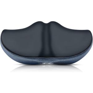 X WING New-Age Noseless Bike Seat Cushion for Men & Women - Extra Padding & Wide - Suitable for City, Electric, Stationary Bikes - Compatible with Peloton Bikes  Wide Winged Bike Seat with Cushion (Black)