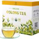 2 x Soeos Organic Oolong Tea, 100 Tea Bags, Low Caffeine, Hot and Cold Brew, Fresh and Healthy Oolong Tea, 6.3 Ounce