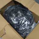 Outdoor Safety String Lights 100FT - Commercial Grade Low Voltage Strand with 40 S14 Shatterproof Bulbs for Tree Garden Yard bistro Cafe | Warm Yellow 3500K Party Lights | IP65 Waterproof | UL Listed