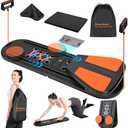 VBZP Pilates Board - Pilates Reformer Set, Portable and Foldable Pilates Board for Home Workout, Multifunctional Pilates Board for Women, Pilates Reformer Machine for Home Exercise