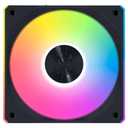 Lian Li UNI Fan CL120 ARGB 120mm PWM Fans - Triple Pack - 2.4 GHz Wireless Signal RGB & PC Case Fans Control - Daisy-Chain - Dual Light Zones - FDB - Controller Included & Required - Black (12CL1W3B)