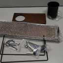 Wooden Hair Dryer Holder Wall Mounted, Bathroom Hair Tool Organizer, Blow Dryer Holder Shelf, Curling Iron and Hair Styling Tools Organizer