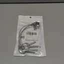 4 Packs of Bimini Top Pin, Quick Release Pin Dia.1/4in w/Lanyard Prevents Loss, Stainless Steel 316 with Free Screws