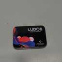 LUDOS OMNITONE Wired Earbuds in-Ear Headphones, Earphones with Microphone, 3.5 mm Jack Corded Ear Buds, Videoconference for iPhone, Samsung, Laptop, Kids, School Students - Pink