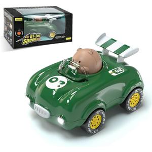 CDDZSW 1 Year Old Toddler Boy Toys Birthday Gift,Friction Power Car Toys 1-3,Pull Back Car 3 4 5 6 7 Year Old Kids Toys for Boys and Girls Easter Xmas Party (Green)