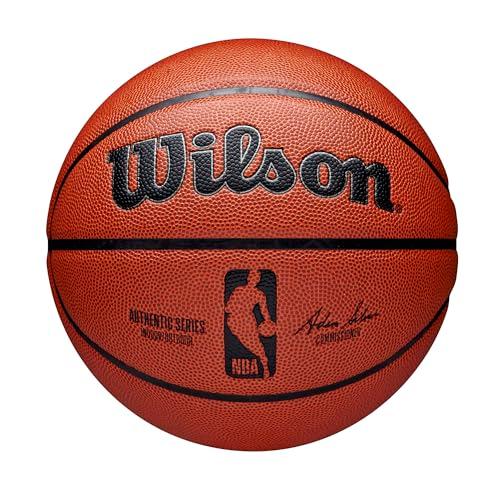WILSON NBA Authentic Indoor/Outdoor Basketball - Brown, Size 6-28.5"