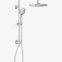 American Standard Spectra Versa Polished Chrome Shower Faucet Bar System with 2-way Diverter Ceramic Disc Valve