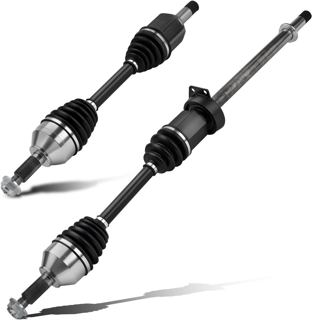 Pair(2) Front Left and Right CV Axle Shaft Assembly (FWD Only) for Ford Flex 09-14(Before 10/10/2013),Taurus 08-14(Before 01/22/2014), for Lincoln MKS 09-14(Before 01/22/2014), for MKT 10-13