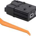 USB Charging Port Socket Auxiliary Hub Reflector for Chrysler Pacifica Voyager 2017-2020 for Ram 1500 2014-2021 for Jeep Grand Cherokee 2014-2020