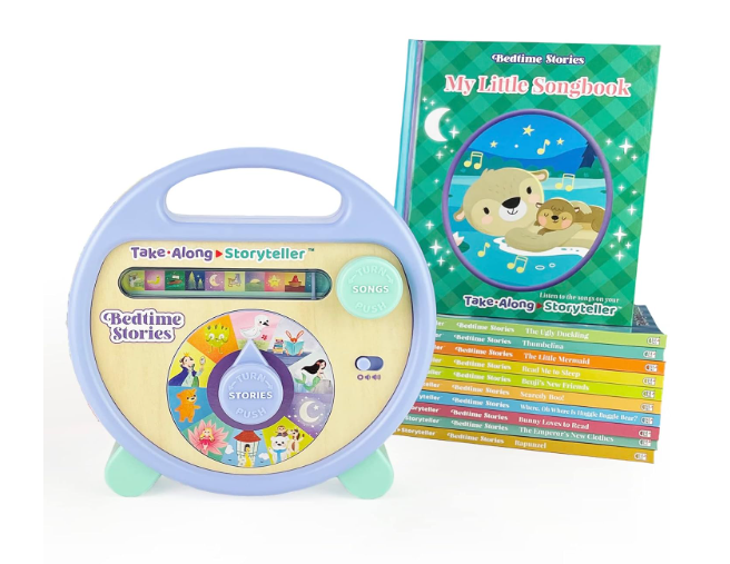 Take-Along Storyteller Bedtime Stories Interactive Electronic Take Along Storyteller with 11 Books, Ages 3-8