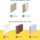 OOK Adhesive Picture Hangers, Tool-Free Picture Hanger Kit, .5 lb, 72 Pieces, 9977131 (2 Pack)