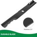 103-6398 Mower Blades Compatible with Ex Mark 60" Deck Lawn Mower, Gator Mulching Blades 116-5174 Fit for Ex Mark Radius, Turf Tracer, Lazer Z Series, Replace 103-6393 96-749 (3 Pack)