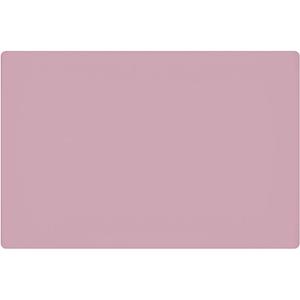 23.6'' by 15.7''Flexible Silicone Placemat Non Slip Waterproof Heat Resistant Dinner Table Mat (Light Pink-1 Pcs) (L-23.6'' by 15.7'')