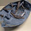 Dimayar Travel Duffle Bag for Men Women - Foldable Duffel Bag with Shoes Compartment - Overnight Bags Waterproof & Tear Resistant(Blue)