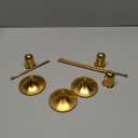 Candlestick Holders, Taper Candle Holders Set of 3, Gold Vintage Candle Sticks Holder Decor for Table Centerpiece, Fireplace Mantel, Weddings, Housewarming & Christmas Dcor