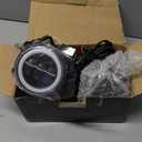 Fog Light Assembly for Off-road Compatible for 2007 2008 2009 2010 2011 2012 Ford Escape Fog Light, Front Bumper Light, Driving Offroad 4" Round Fog Lamps w/DRL & Amber Turn Signal Lights