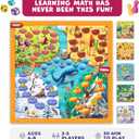Clever Fox Play Number Hunter Math Board Game Addition & Subtraction Math Game for Kids 5-7 Year Old Fun Educational STEM Toy for 5+ Year Old, Kindergarten, 1st-3rd Grade, Homeschool & Family