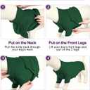 Dog Sweater,Dark Green,Large